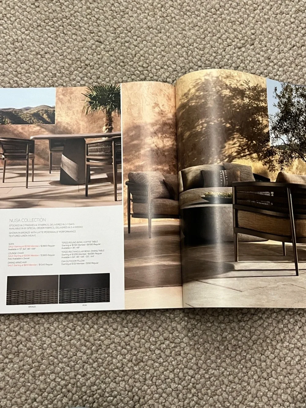 Restoration Hardware (RH) 2025 Outdoor Catalog